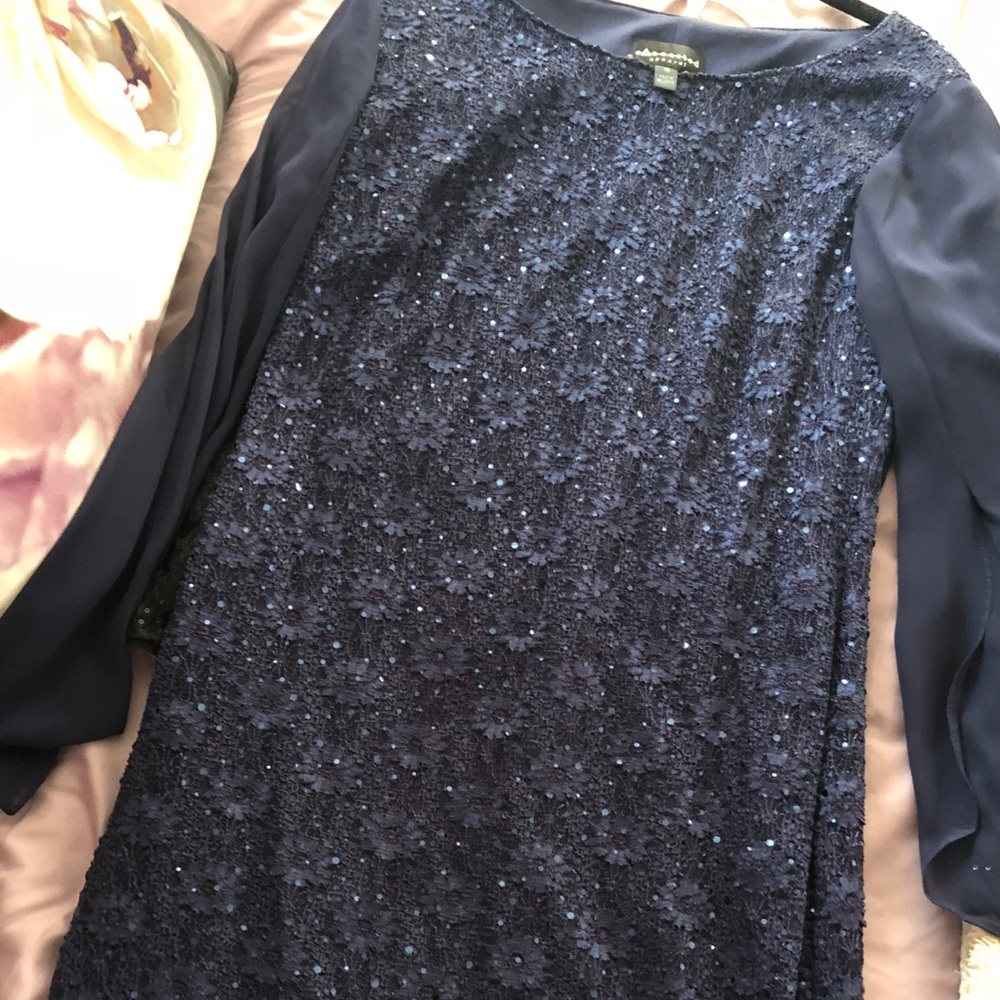 Navy blue dress